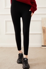 女士山羊绒打底裤2024年秋季修身显瘦，女装打底裤，杭跃羊绒