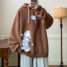 连帽卫衣男大码胖子帽衫大号运动服WY2432-P35，男装卫衣，电商A040