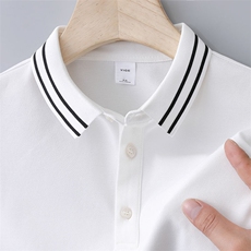抖音直播男士商务休闲简约百搭翻领POLO衫短袖T恤2539P35，男装Polo衫，电商B226-2（原B217-2）