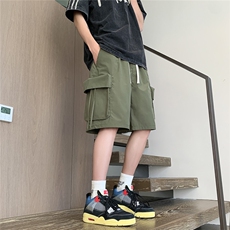 2025夏装新款二开基础款跑量多口袋机能工装短裤DK205-特P18，男装休闲裤，电商042