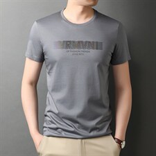 男士短袖t恤夏季男士圆领上衣服半袖体恤潮流休闲男装t桖衫，男装T恤，电商B212（原钱塘6029）
