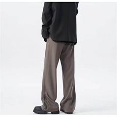 网图现货！秋季简约高级拉链设计宽松休闲裤百搭-EX50197-特批40，男装休闲裤，电商A061