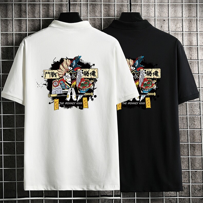 PL57016-P35翻领短袖polo衫男大码胖子半袖t恤男有领保罗衫,男装Polo衫,电商A040A