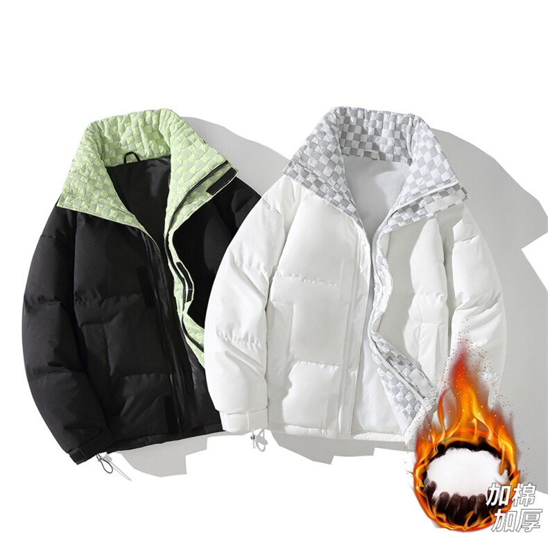 三防料 抖音品质 现货10W件 宽松加绒加厚棉衣外套棉服BM666特P85图片