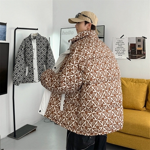 2025  港风棉衣棉服立体印花面包服立领棉袄外套  1614-P80图片