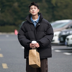 现货一万件抖音直播牛仔假两件大码棉衣情侣棉服8218P118，男装棉衣，电商A030