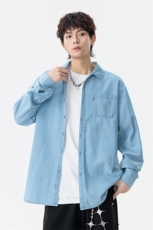 牛仔衬衫现货深度库存当天配齐跑量款DS-C323-1-N89-TP45，男装衬衫，电商C323-1