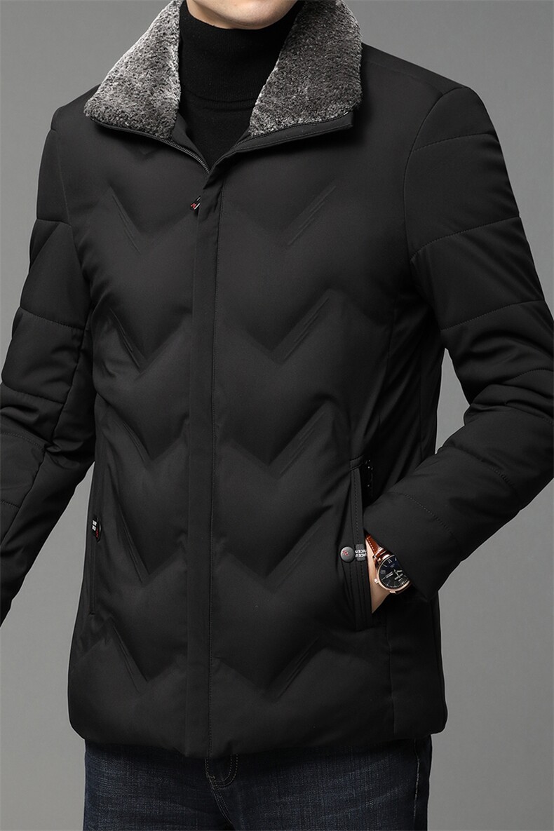冬季中年男棉衣中老年人男装翻领棉服爸爸冬装外套QLMMFQT43-P150,男装棉衣,电商B212（原钱塘6029）