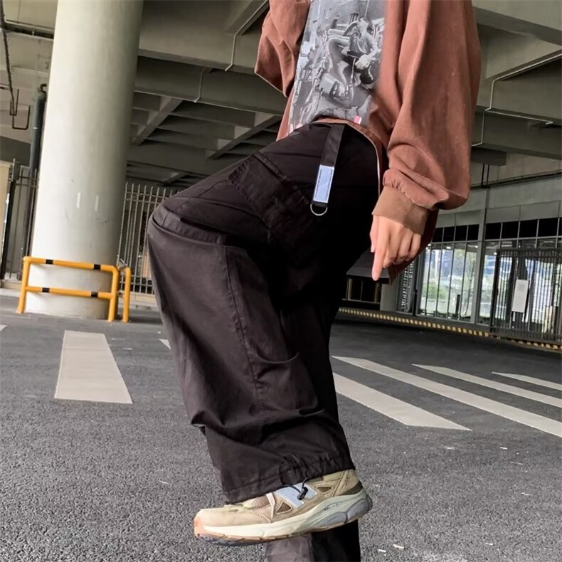 直筒工装裤男夏季新款美式复古高街潮休闲裤SK115P32,男装休闲裤,星座1116-2