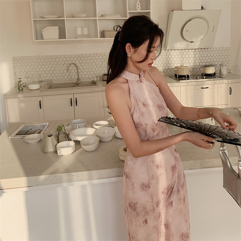 现货新中式旗袍显瘦防晒外套两件套主推210-787-P145-K218图片