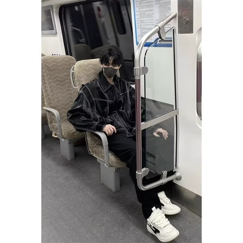 W190-P79美式高级感皮衣外套男士春秋季款潮牌高街痞帅机车,男装皮衣,电商B323A