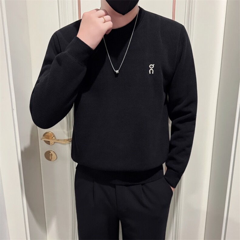 B340WY163加绒P6898店主风小伙风秋冬新款痞帅修身加绒卫衣,男装卫衣,电商B340