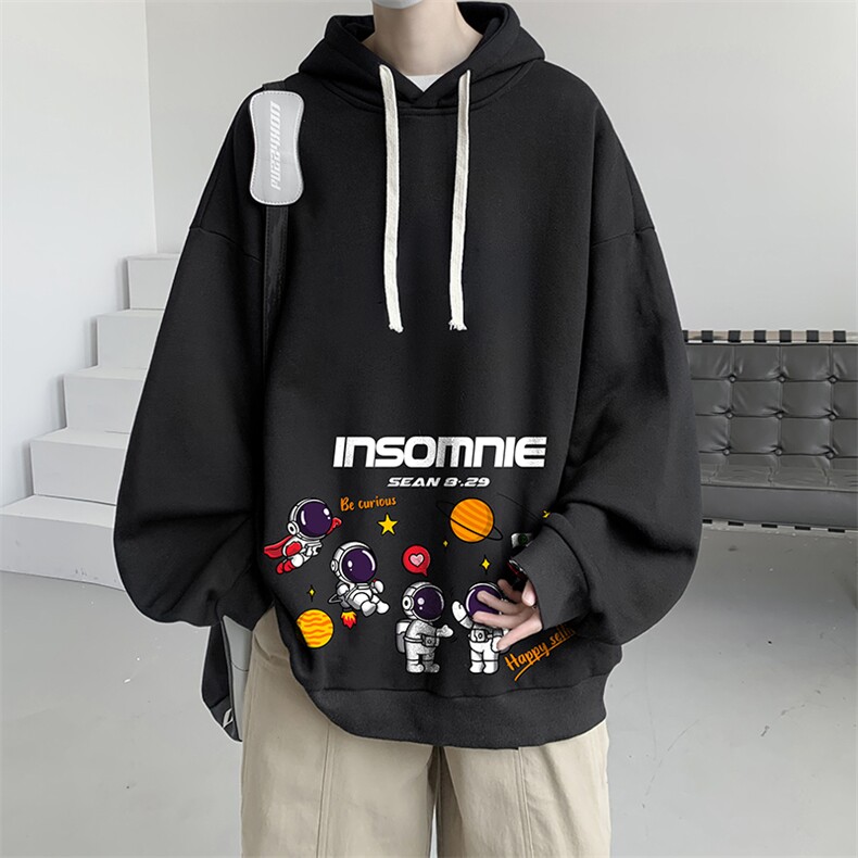 连帽卫衣男大码运动服帽衫外套WY2228-P35 加绒款-P40图片