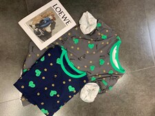 夏季新款圆领撞色T，其它，月光水岸