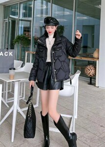 [现货]小香风羽绒服，，三色，四个尺码图片
