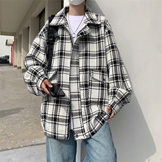小香风夹克男韩版潮流帅气2023春秋新款ins宽松百搭外套W4741-P53，男装夹克，星座412-2