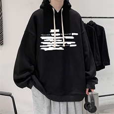 连帽卫衣男大码胖子帽衫大号运动服WY2445-P35，男装卫衣，电商A040