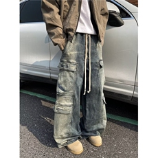 牛仔裤男2024秋季新款美式N801P53，男装牛仔裤，星座1116-2