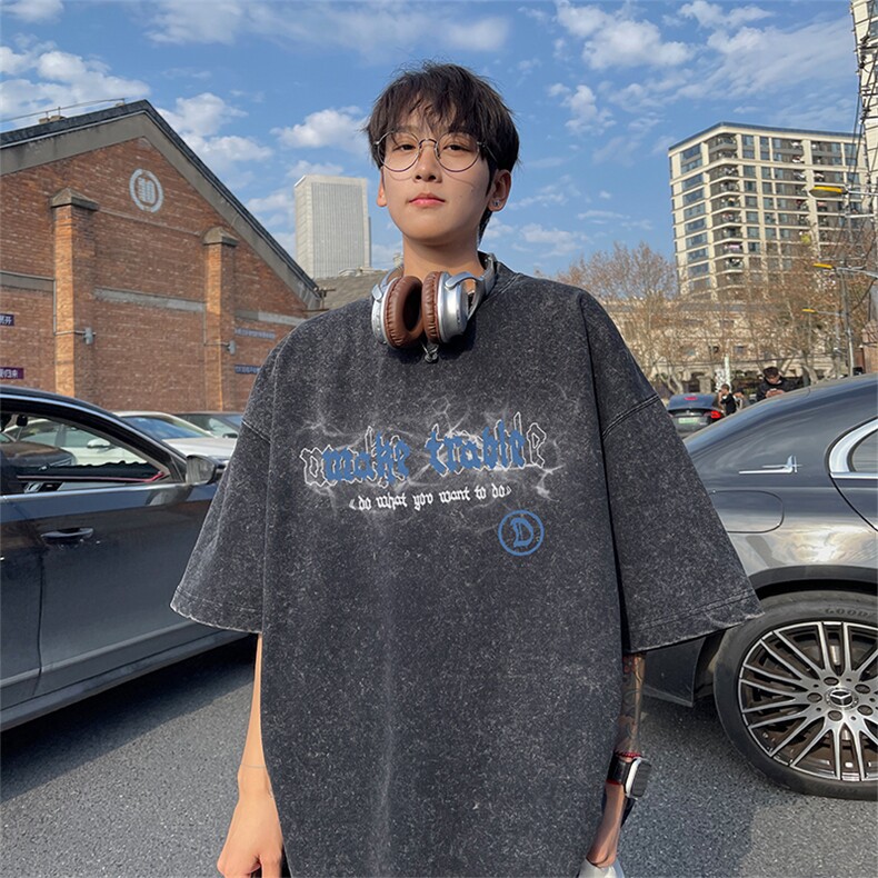 得物直播品质240重磅水洗xz605-dsx260特批30控49,男装T恤,星座605(原A050)
