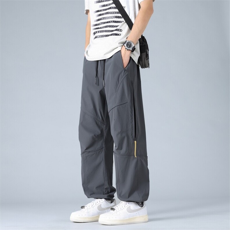 2025夏季薄款男士户外运动休闲长裤子防水透气男女情侣休闲裤p50，男装休闲裤，星座1113