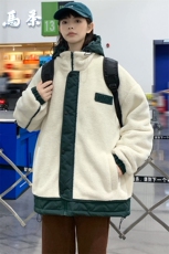 2023冬款中性羊羔绒棉服加绒休闲棉衣外套男女8336-P130控价178，男装棉衣，电商A441-1