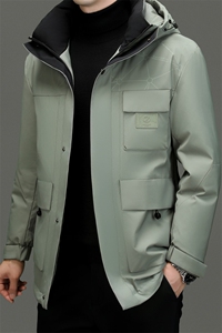 BN22725钱塘2020-2时尚简约冬季厚款中年男士90鹅绒羽绒服P290图片