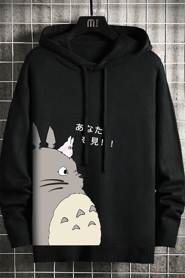 LM68150-P58加绒款-P68连帽毛衣男大码带帽针织衫男毛线衣网格,男装针织衫/毛衣,电商A040A