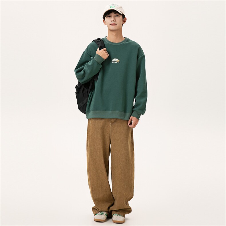 2025秋季新款男装日系潮牌宽松卫衣休闲外套WY608-F68,女装短外套,电商A101（原外27）