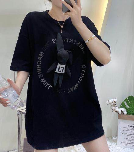 （现货）大版短T，女装，米社