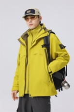 2025秋冬连帽个性百搭三防冲锋衣夹克外套6518三合一-P128189，男装夹克，电商B306