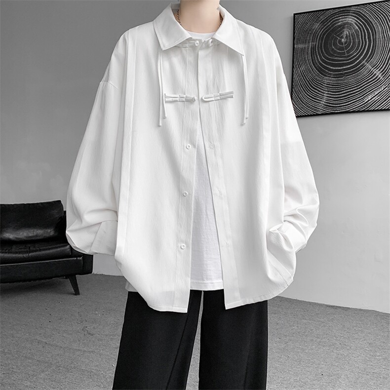 现货DSA059-CS7897-P48控68高品春夏衬衫长袖宽松百搭基础款式，男装衬衫，电商A059