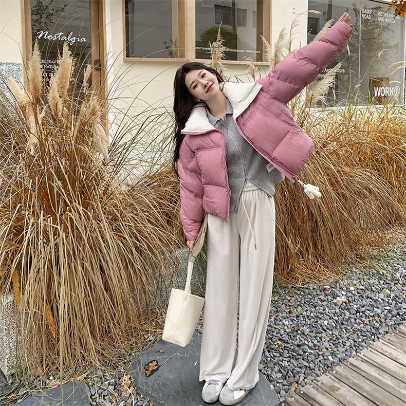 新款现货90白鸭绒面包服B081-3051-P230-K338，女装羽绒服，浙宝276（原081）