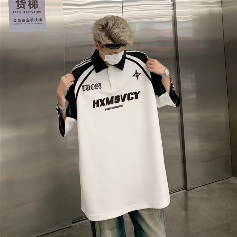 短袖polo衫男士翻领T恤男款半袖透气潮体恤PL20-P38,男装T恤,星座308B-2