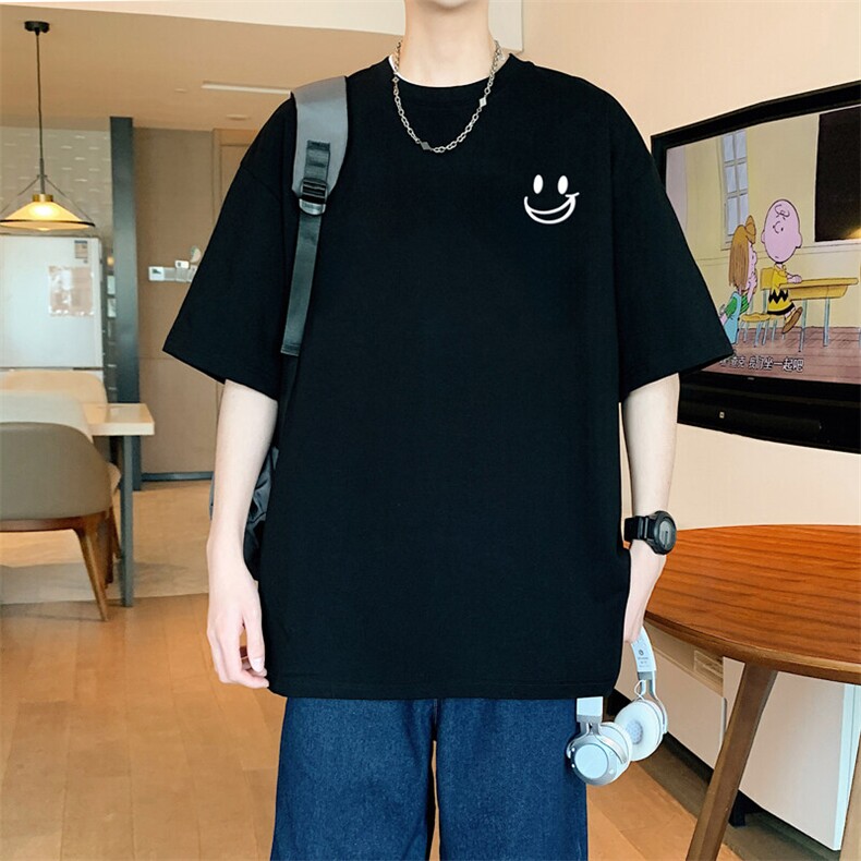 抖音得物供货2025特价T恤200克纯棉硅胶印花A158-T2551-P15,男装T恤,电商A158