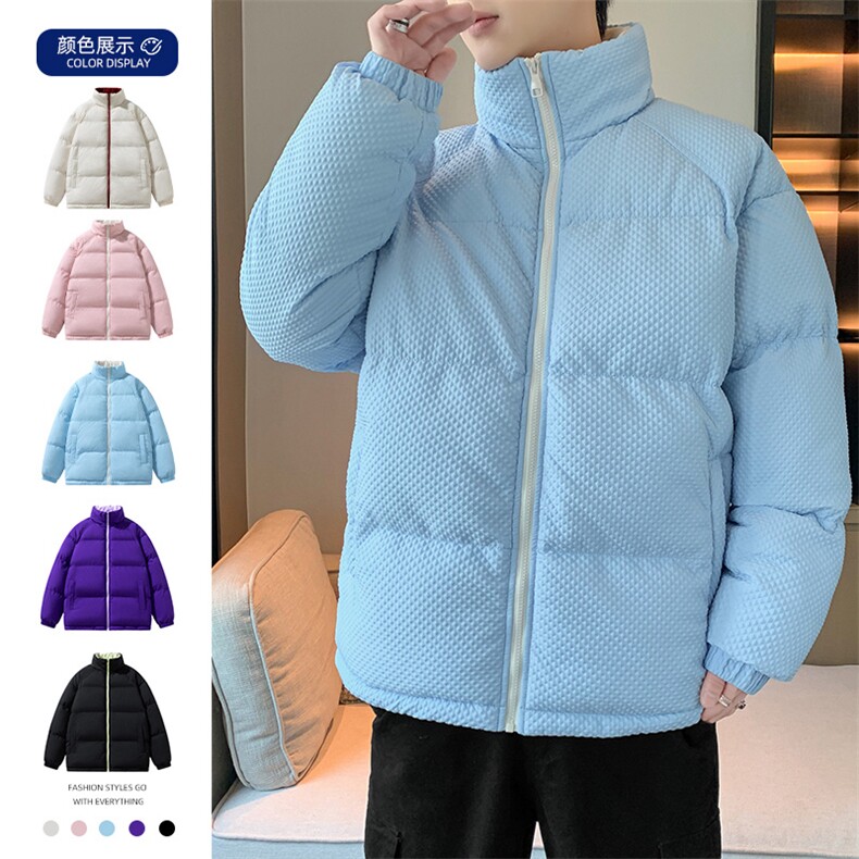 情侣面包服潮牌棉服男女加厚冬季外套轻薄防寒服棉袄M0812-P75图片