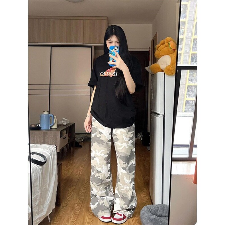 显瘦高个子基础百搭cleanfit裤子男女直筒牛仔裤美式复古高街潮牌,男装牛仔裤,星座601-1
