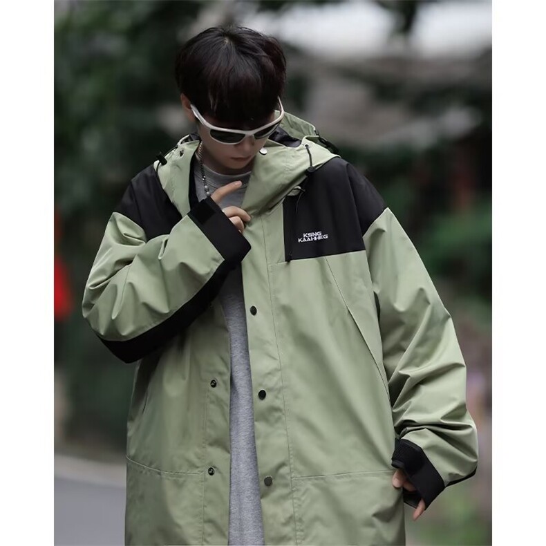 冲锋衣款外套2024春秋新三合一可拆卸情侣款旅行登山服J45/P54,男装夹克,星座506