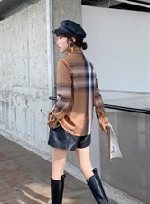 加绒衬衫，女装衬衫，依伊贝诺