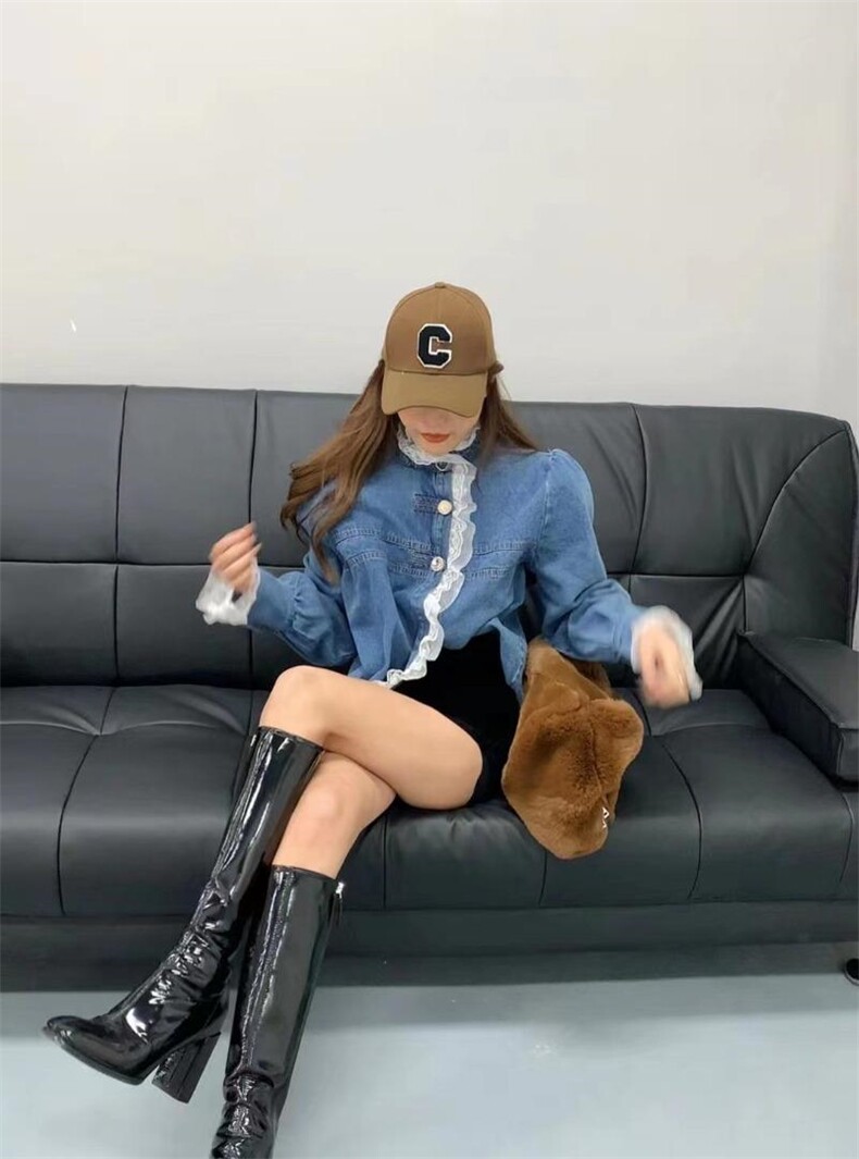 新款花边牛仔小衫，其它，韩衣丑丑 HANYI·COCO