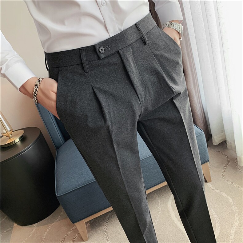 男士休闲西裤小脚修身长裤XK676/P75,男装西裤,电商A213