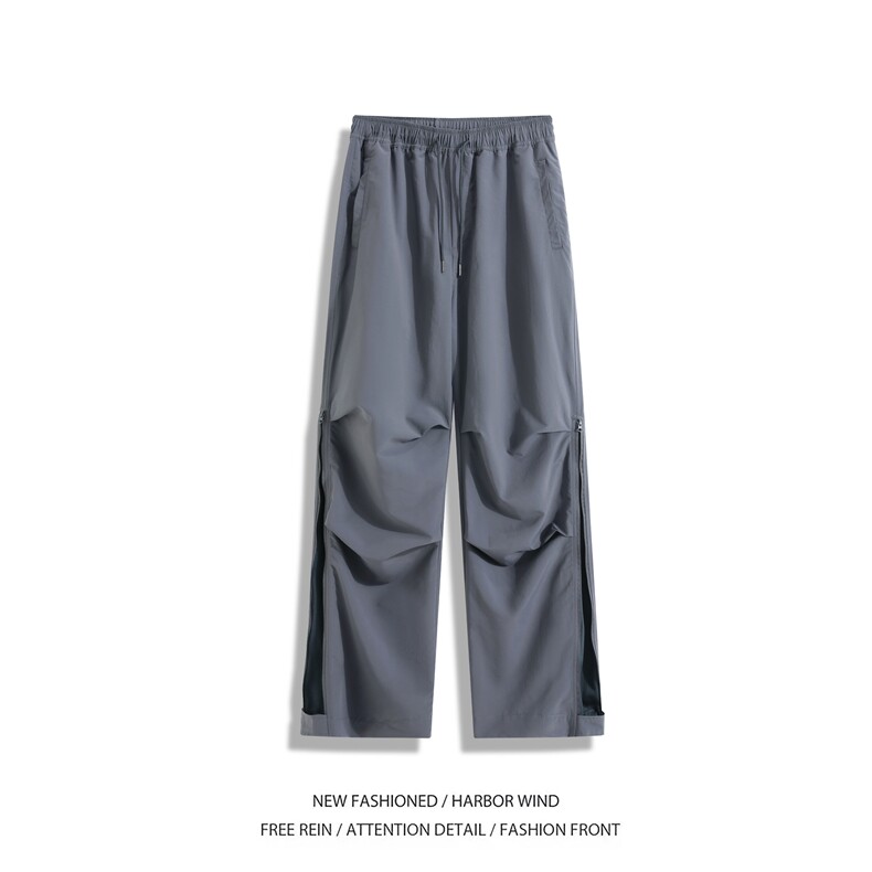 春夏新款户外机能褶皱拉链透气宽松休闲裤B315-K25733-特p36控68,男装休闲裤,电商B315