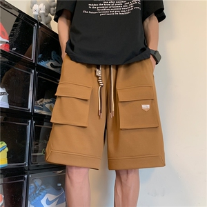 高品质菠萝格工装五分裤短裤 聚酯纤维A430-1-KZ717-P40控69图片