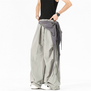 ！美式多穿可拆卸腰带抽绳速干伞兵休闲裤图片