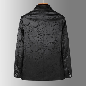 蓝色西装外套男士秋冬新款英伦休闲轻熟西服A056-9950P95图片