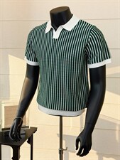 针织短袖海鸥领冰丝半袖打底衫老钱宽松K86012-P55，男装T恤，星座1012-1