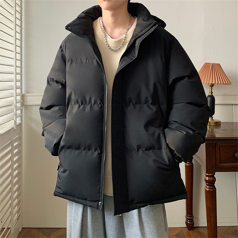现货 抖音得物可供视频 三防加厚羽绒连帽棉衣外套面包棉服MY8095图片