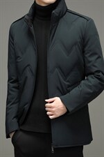 中年男士休闲立领羽绒服保暖防寒羽绒外套爸爸装上衣YYYR16-P255，男装羽绒服，电商B212（原钱塘6029）