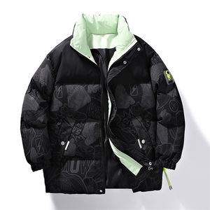 311B-1-9-2233-P90控148 现货万件供抖音得物防水防污立领皮棉服图片