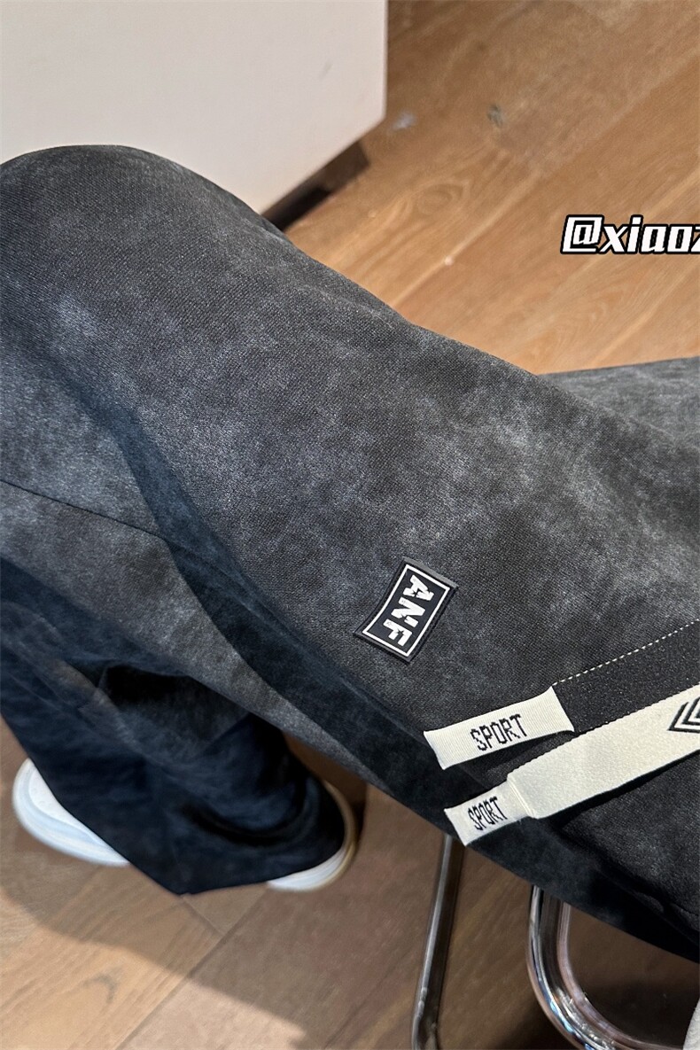 XZ616秋季新款重磅脏染水洗做旧直筒休闲长裤TY1024特P40控78,男装休闲裤,星座512A（原616）