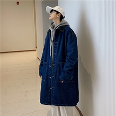 JK643J-P95-限价138M-5XL现货加绒羊羔毛夹克牛仔风衣棉服，男装夹克，星座116